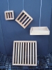 Wood flat slatted mounting plaques. 6, 8, 10 & 12 inch 